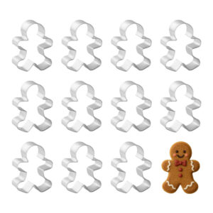 1 Dozen (12) Mini Gingerbread Boy 1.75 inch Cookie Cutter