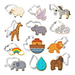 12 Piece Noah's Ark Cookie Cutter Set
