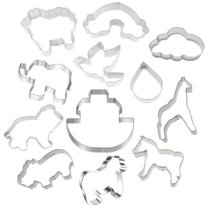 12 Piece Noah's Ark Cookie Cutter Set