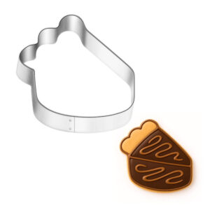 Mini Pie Cobbler Slice 2 inch Cookie Cutter