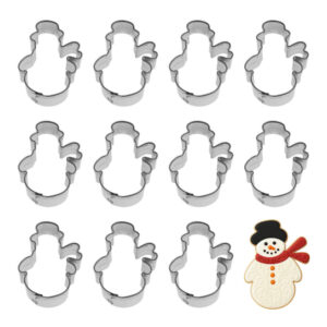 1 Dozen (12) Mini Snowman 1.5 inch Cookie Cutter
