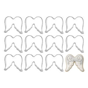 Angel Wings 4.25 inch Cookie Cutter - 1 Dozen (12 count)