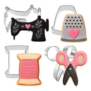 4 Piece Sewing Cookie Cutter Set