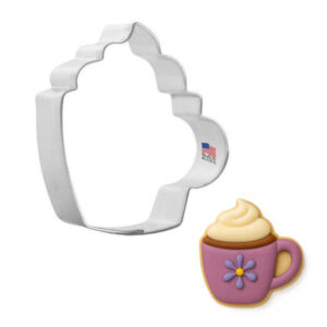 Mini Hot Cocoa Coffee Cup 1.6 inch Cookie Cutter