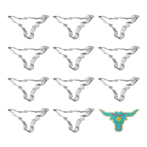 Longhorn 4.5 inch Cookie Cutter - 1 Dozen (12 count)