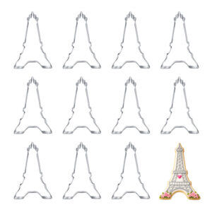 1 Dozen (12) Eiffel Tower 4.5 inch Cookie Cutter
