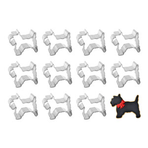 1 Dozen (12) Mini Scottie Dog 2 inch Cookie Cutter