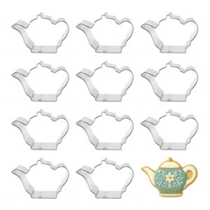 Teapot 3.75 inch Cookie Cutter - 1 Dozen (12 count)