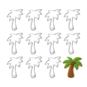 Palm Tree 3.75 inch Cookie Cutter - 1 Dozen (12 count)
