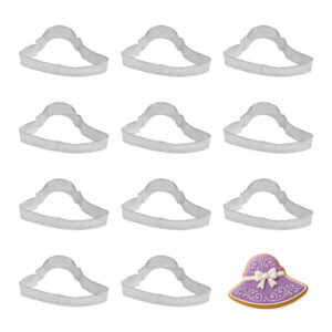 Ladies Hat 3.5 inch Cookie Cutter - 1 Dozen (12 count)