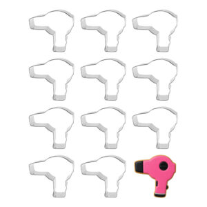 Hair Dryer Salon 4 inch Cookie Cutter - 1 Dozen (12 count)