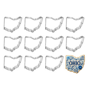 Ohio State 3.5 inch Cookie Cutter - 1 Dozen (12 count)