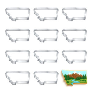 Montana State 4 inch Cookie Cutter - 1 Dozen (12 count)