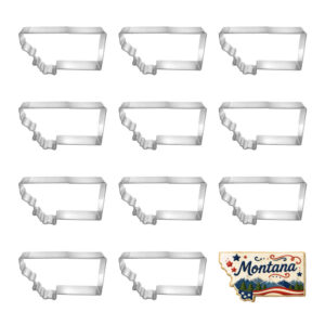 Montana State 4 inch Cookie Cutter - 1 Dozen (12 count)