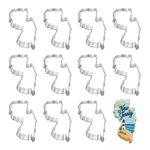 New Jersey State 4.25 inch Cookie Cutter - 1 Dozen (12 count)