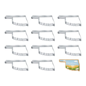 Oklahoma State 4.5 inch Cookie Cutter - 1 Dozen (12 count)