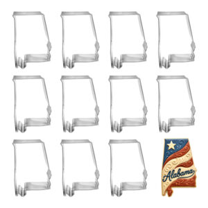Alabama State 4.25 inch Cookie Cutter - 1 Dozen (12 count)