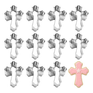 1 Dozen (12) Mini Fancy Cross 1.75 inch Cookie Cutter