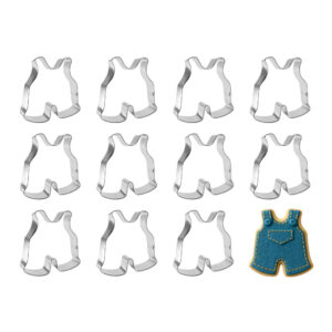 Baby Overalls 4 inch Cookie Cutter - 1 Dozen (12 count)