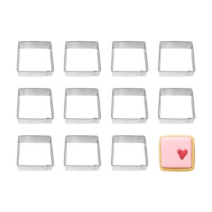 Square Small 2 inch Cookie Cutter - 1 Dozen (12 count)