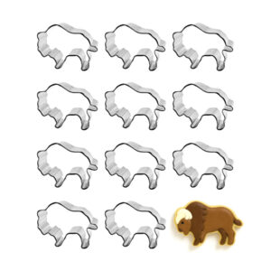 1 Dozen (12) Mini Buffalo 2.25 inch Cookie Cutter