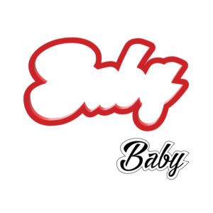 Baby Cookie Cutter STL File Digital Download