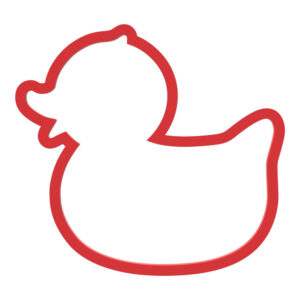 Rubber Ducky Cookie Cutter STL File Digital Download