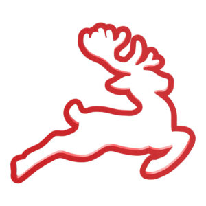 Reindeer Cookie Cutter STL File Digital Download