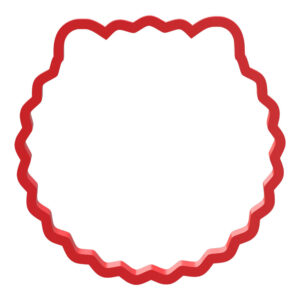 Christmas Wreath Cookie Cutter STL File Digital Download