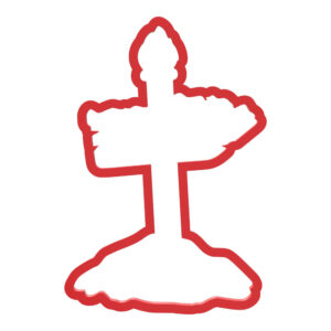 North Pole Sign Cookie Cutter STL File Digital Download