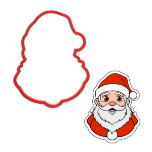 Santa Cookie Cutter STL File Digital Download