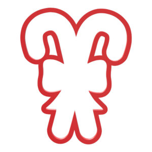 Candy Canes with Bow Cookie Cutter STL File Digital Download