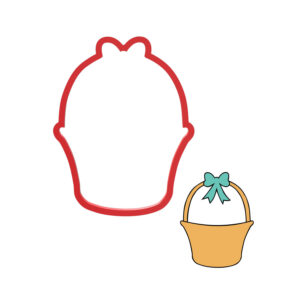 Easter Basket Cookie Cutter STL File Digital Download