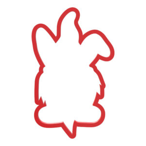 Easter Gnome Cookie Cutter STL File Digital Download