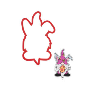 Easter Gnome Cookie Cutter STL File Digital Download