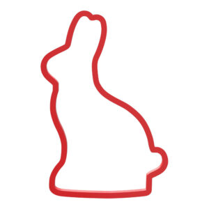 Chocolate Bunny Cookie Cutter STL File Digital Download