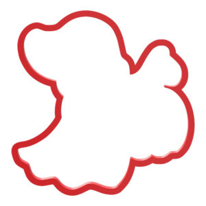 Ghost with Pumpkin Cookie Cutter STL File Digital Download