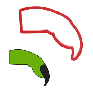 Witch Finger Cookie Cutter STL File Digital Download