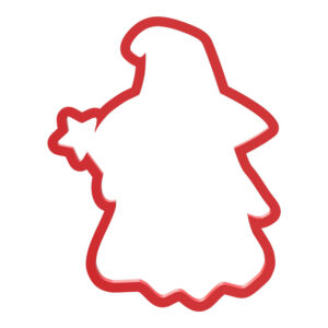 Ghost Witch Cookie Cutter STL File Digital Download