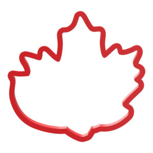Fall Leaves Cookie Cutter STL File Digital Download