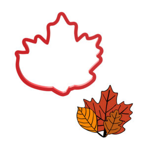 Fall Leaves Cookie Cutter STL File Digital Download
