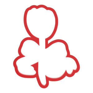 Flower with Bow Cookie Cutter STL File Digital Download
