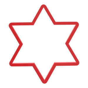 Hanukkah Star of David Cookie Cutter STL File Digital Download