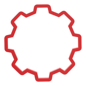 Gear Cookie Cutter STL File Digital Download