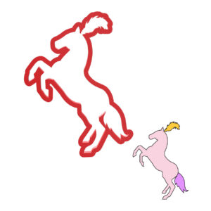 Circus Horse Cookie Cutter STL File Digital Download