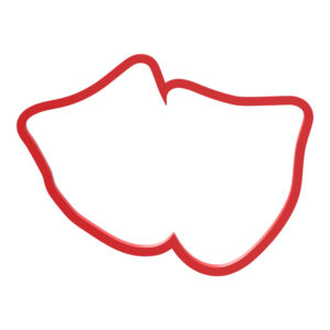 Theatrical Masks Cookie Cutter STL File Digital Download