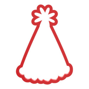 Party Hat Cookie Cutter STL File Digital Download