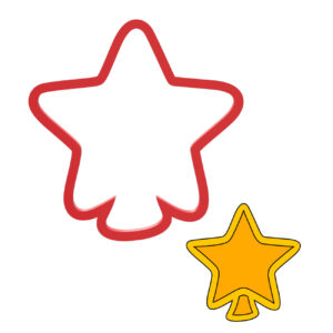 Star Balloon Cookie Cutter STL File Digital Download
