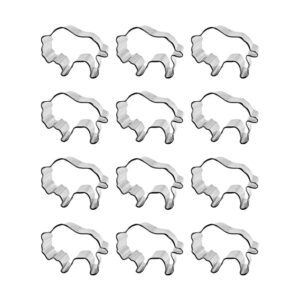 1 Dozen (12) Mini Buffalo 2.25 inch Cookie Cutter