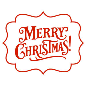 Merry Christmas Sign Cookie Cutter STL File Digital Download